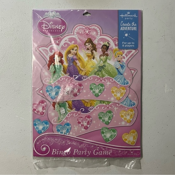Other - Disney Princess Bingo Party Game - 8 players